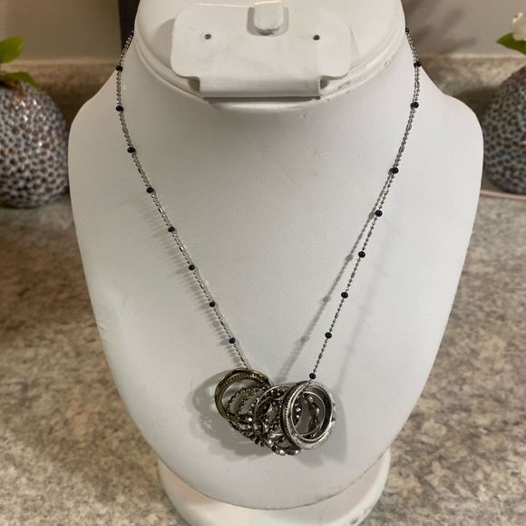 Chain Ring-Themed Necklace - Picture 1 of 4